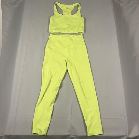 Girlfriend Collective Leggings Bra Set Womens Small High Rise Yoga Gym Workout - Picture 1 of 16